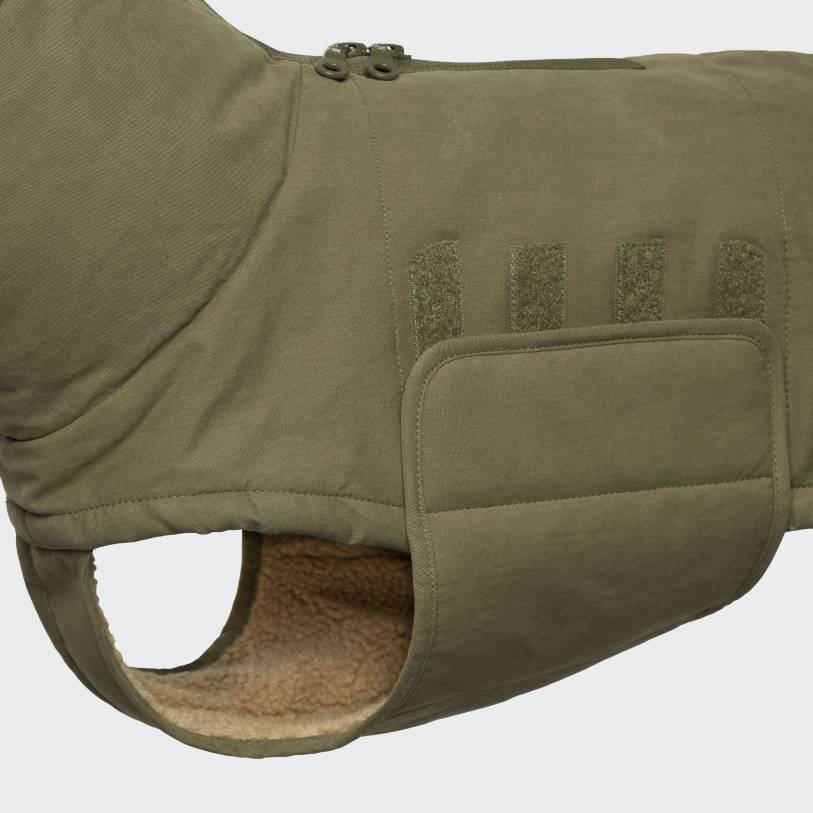 Cloud7 Dog Jacket Yukon Teddy Khaki - 2