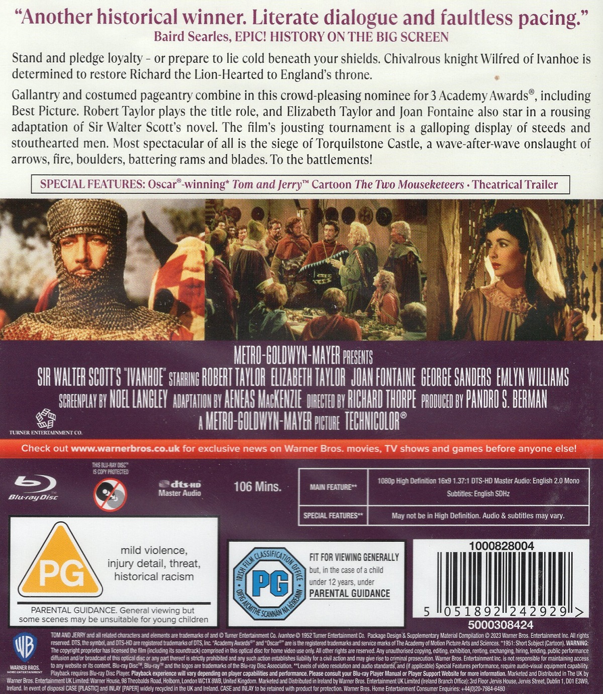 Ivanhoe (ej svensk text) (Blu-ray) - 2