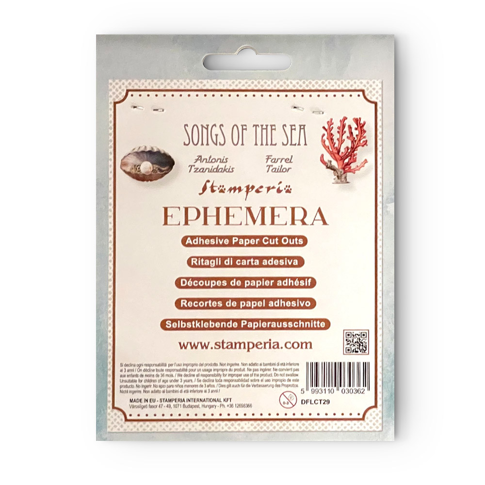 Stamperia - Ephemera - Songs of the Sea mermaids - 2