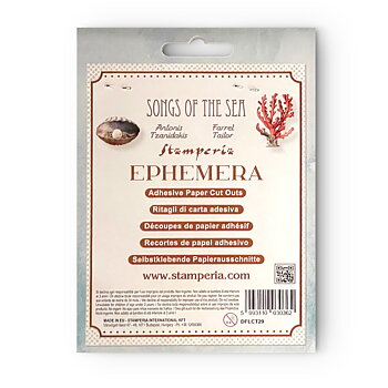 Stamperia - Ephemera - Songs of the Sea mermaids