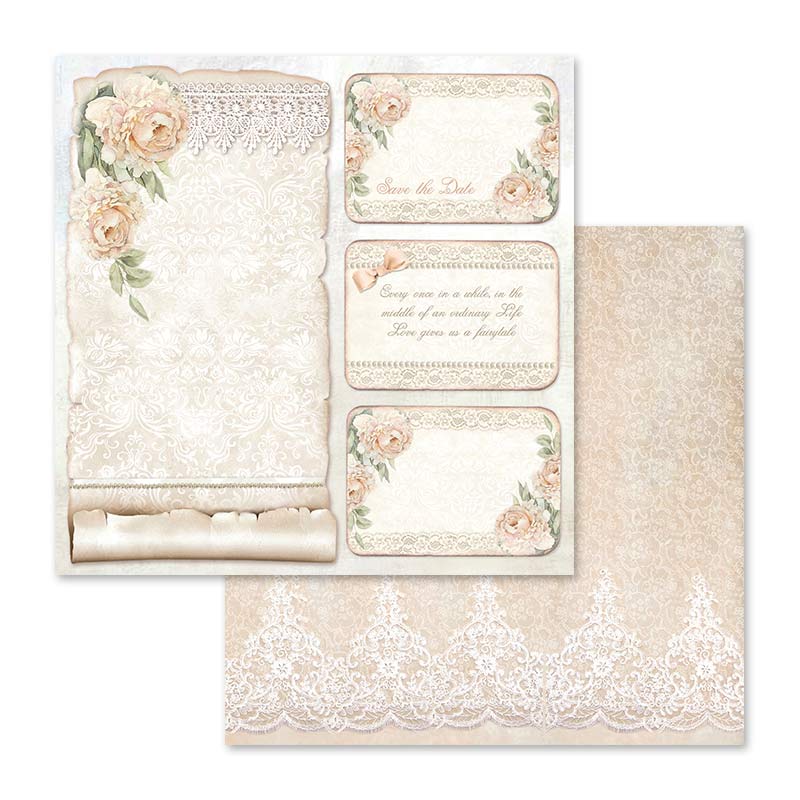 Stamperia - Ceremony - 10 olika dubbelsidiga ark 12x12" - 5