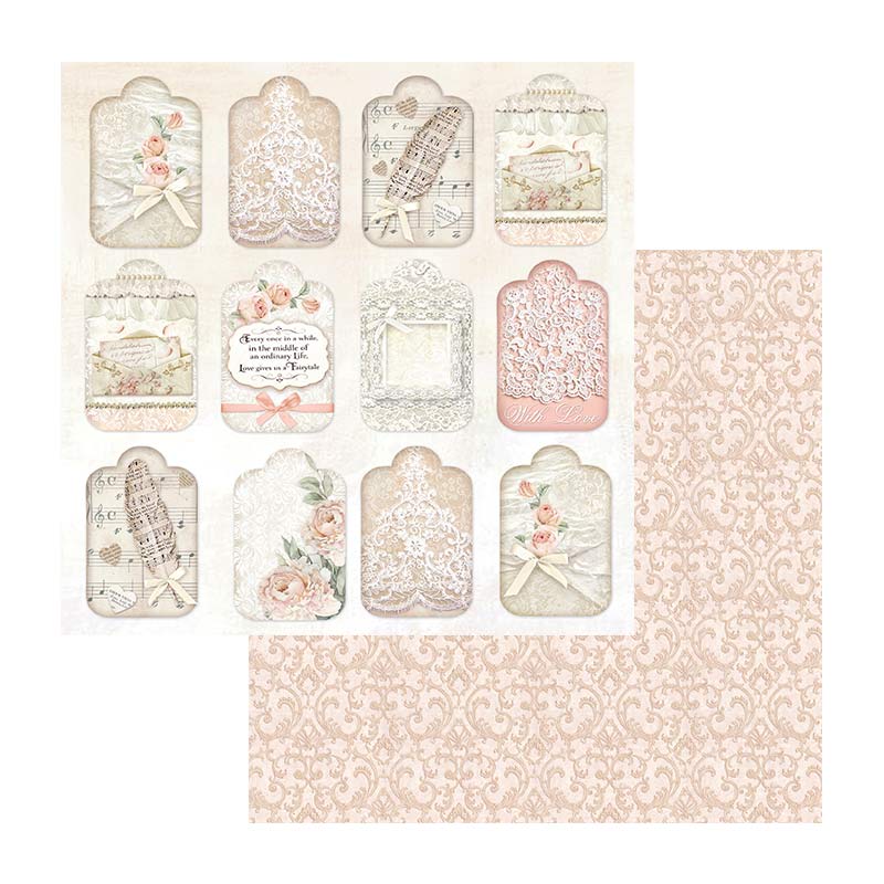 Stamperia - Ceremony - 10 olika dubbelsidiga ark 12x12" - 8