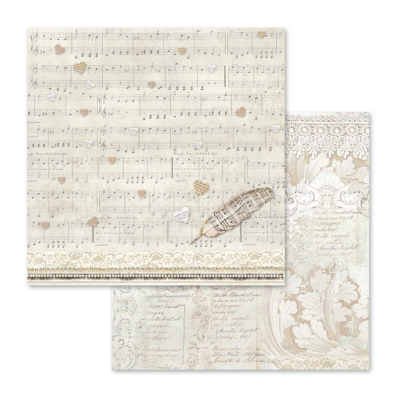 Stamperia - Ceremony - 10 olika dubbelsidiga ark 12x12" - 4