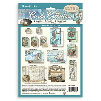 Stamperia -  Cards Collection - Songs of the Sea