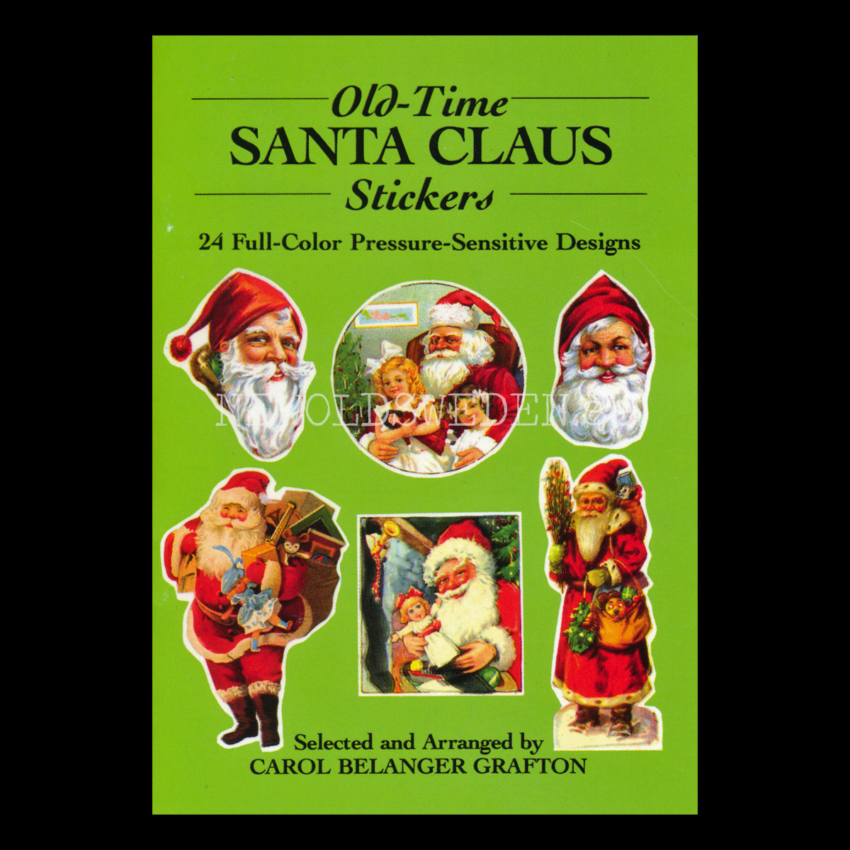 Old-Time SANTA CLAUS Vintage Stickers 24 stycken - 955