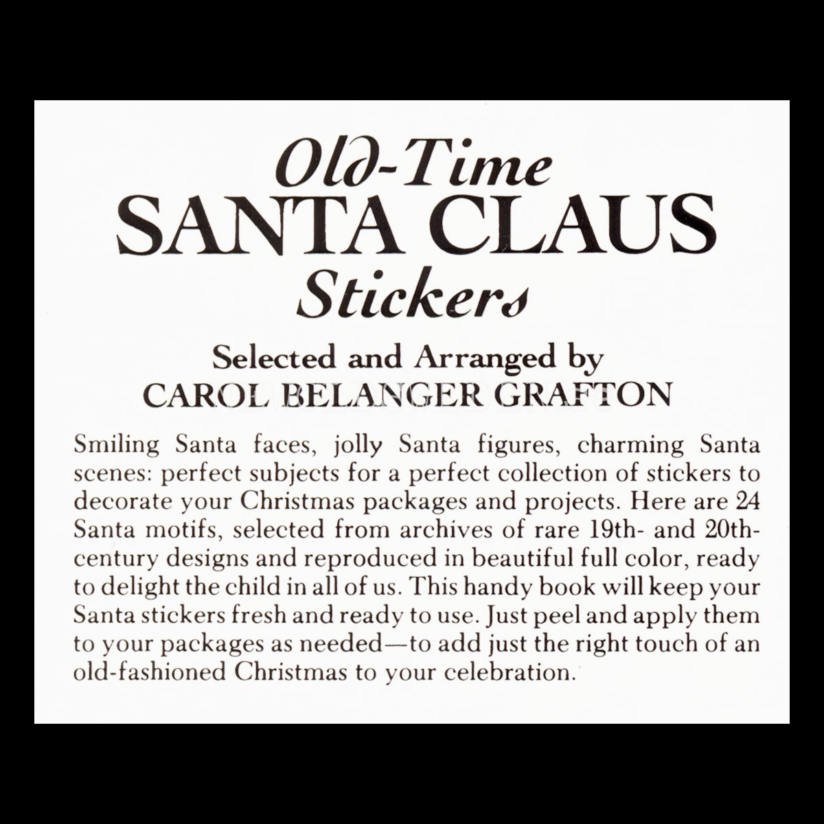 Old-Time SANTA CLAUS Vintage Stickers 24 stycken - 955 - 7