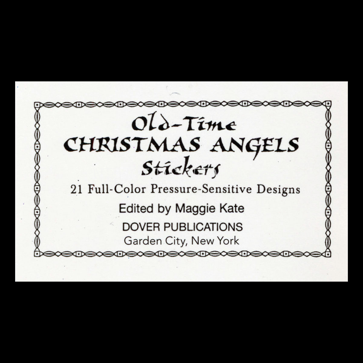 Old-Time CHRISTMAS ANGELS Vintage Stickers 21 pieces - 955 - 6