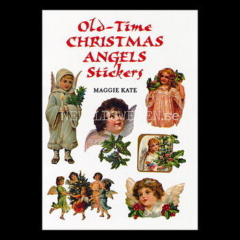 Old-Time CHRISTMAS ANGELS Vintage Stickers 21 pieces - 955