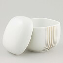Timo Sarpaneva (Suomi 1974) Modern Sugar Bowl with Silver Stripes 9 cm