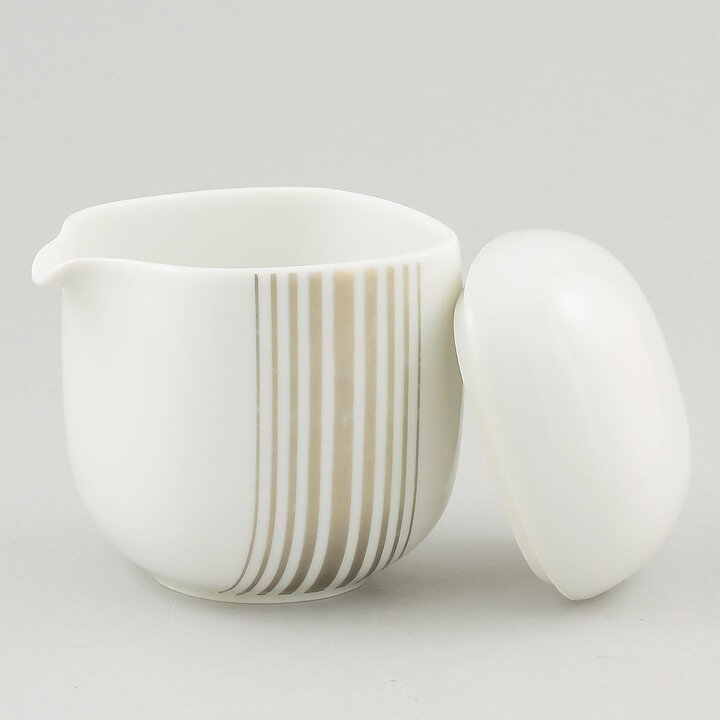 Timo Sarpaneva (Suomi 1974) Modern Creamer with Silver Stripes 9 cm