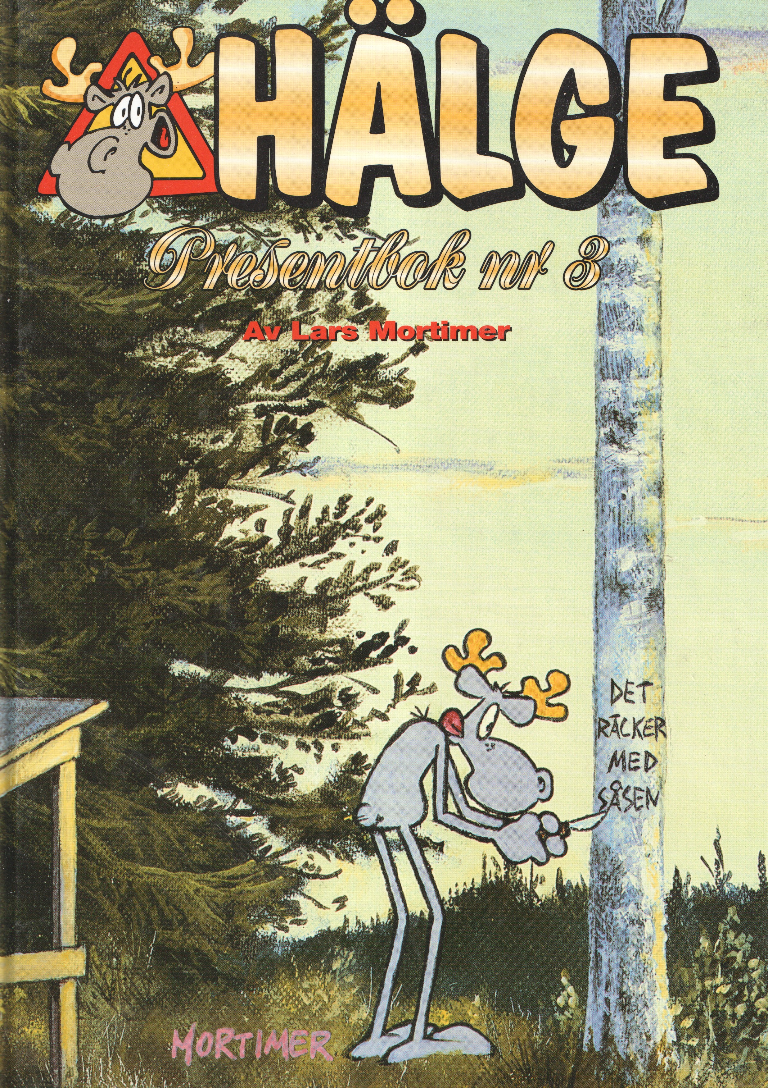 Hälge Presentbok nr 3, lamineringsfel!