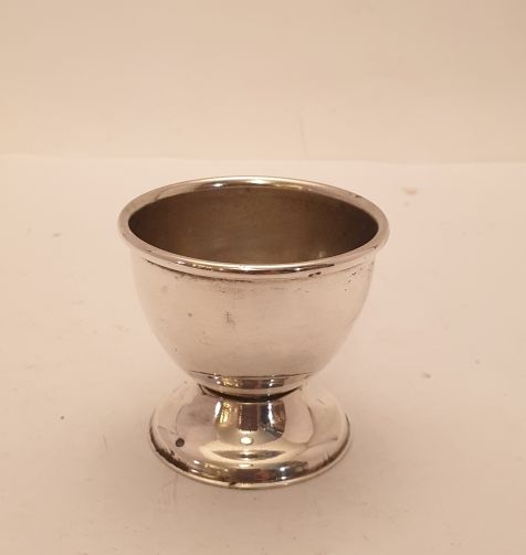 Egg cup nickel silver