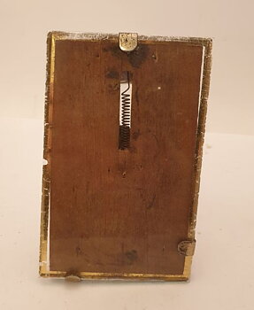 Glass and wood photo frame