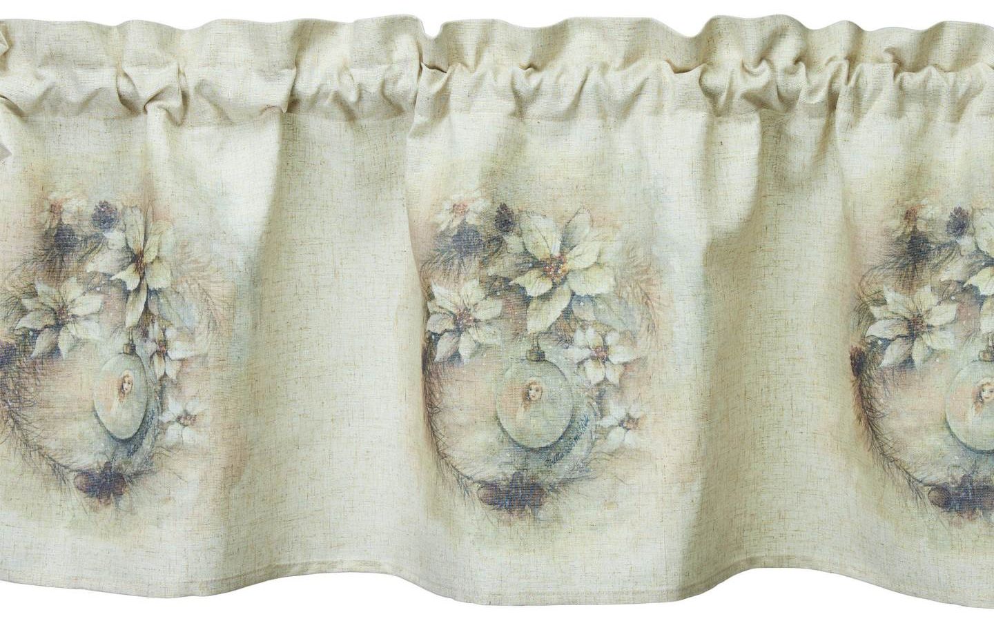 Kappa Juldrömmar gardinkappa Jul lantlig stil Gårdsromantik shabby chic 