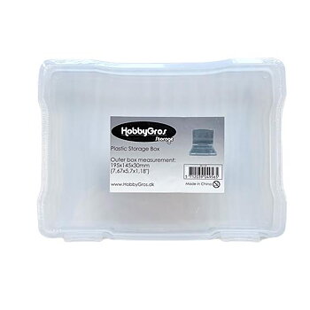 HobbyGros Plastic Storage Box - Fotobox