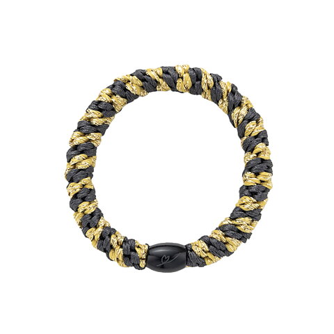 Ella Elastic 10-pack  Glitter Gold Black