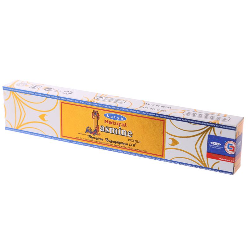 Satya Jasmin, Natural Rökelse Stickor 15g