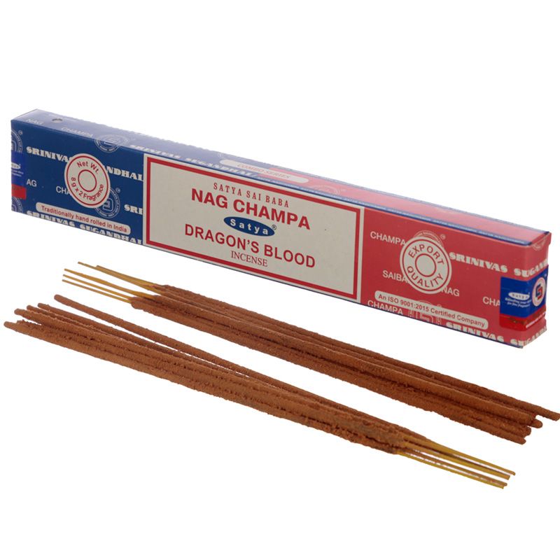  Satya Nag Champa/ Dragon Blood Rökelse combo paket - 16gm