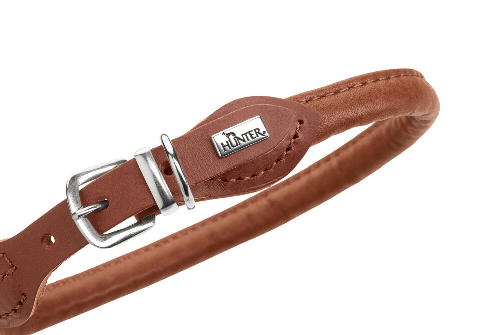 HUNTER Round & Soft Canadian Up halsband cognac - 2