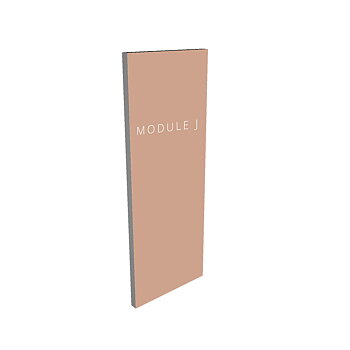 Vector LED modul J, B 95 x H 250 x D 7,5 cm