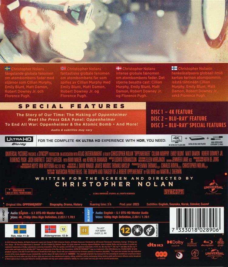 Oppenheimer (4K Ultra HD + Blu-ray) - 2