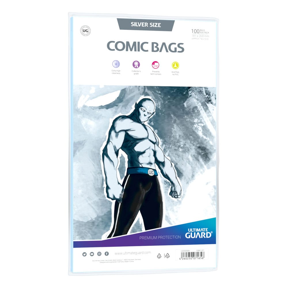 Ultimate Guard Silver Size 100-pack 10064, åter i lager!
