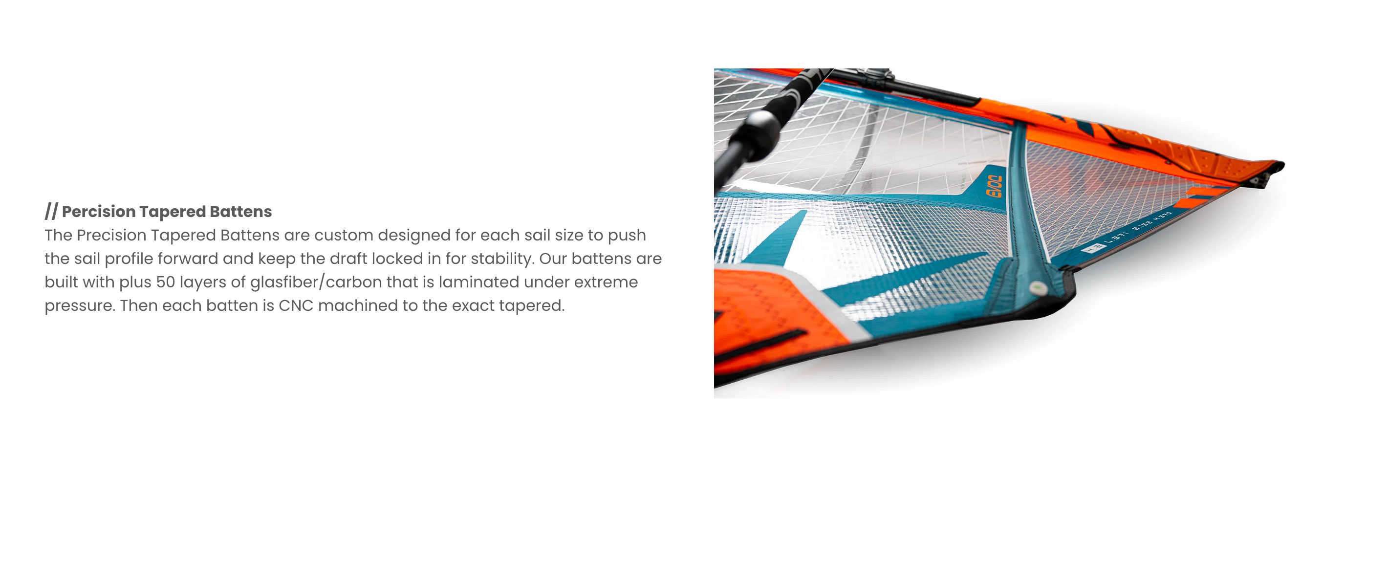 Simmer windsurfing sail Evoq 2024 - 11