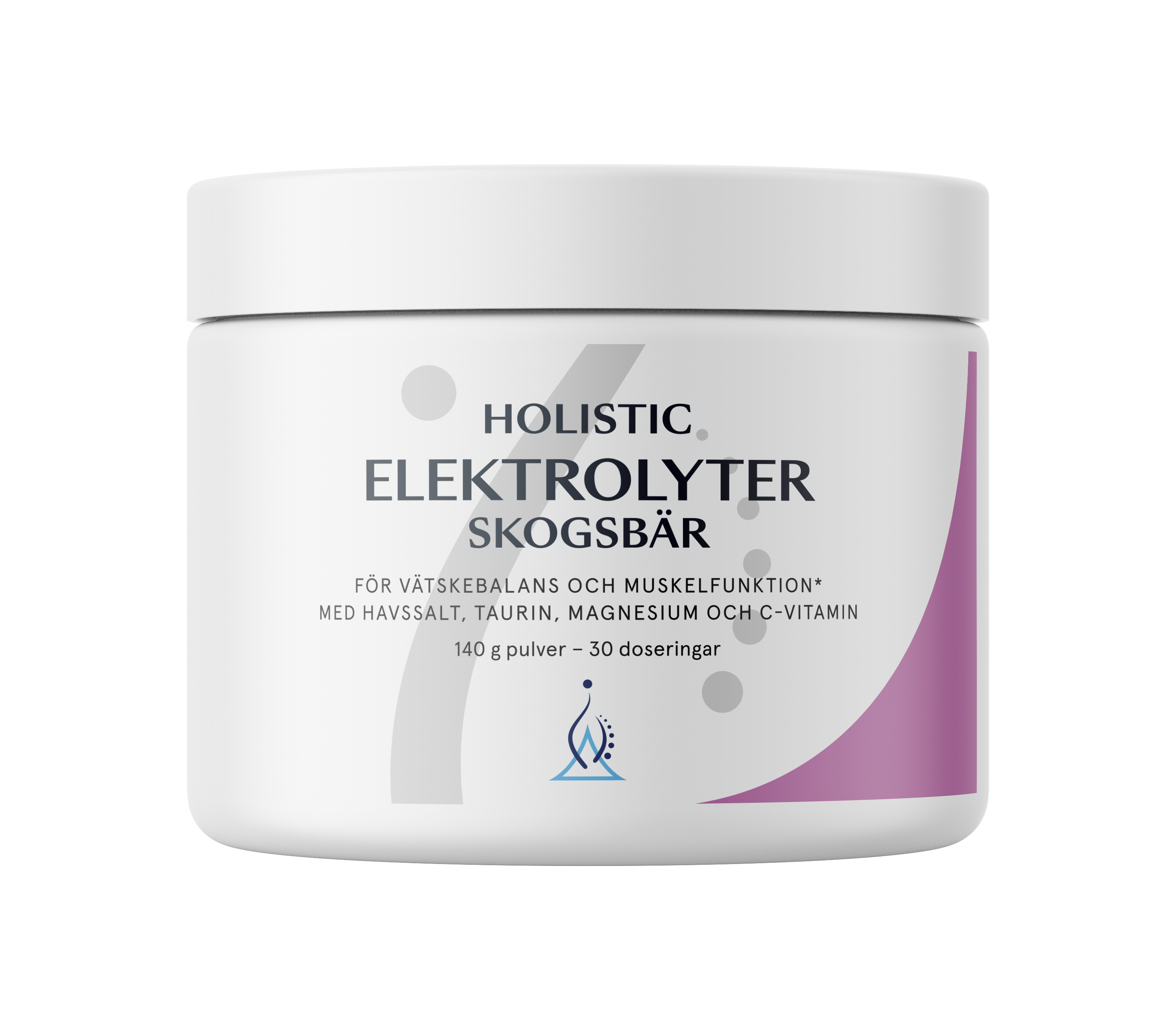 Holistic Elektrolyter skogsbär, 140 g