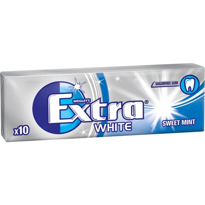 White Sweet Mint 10 st - EXTRA