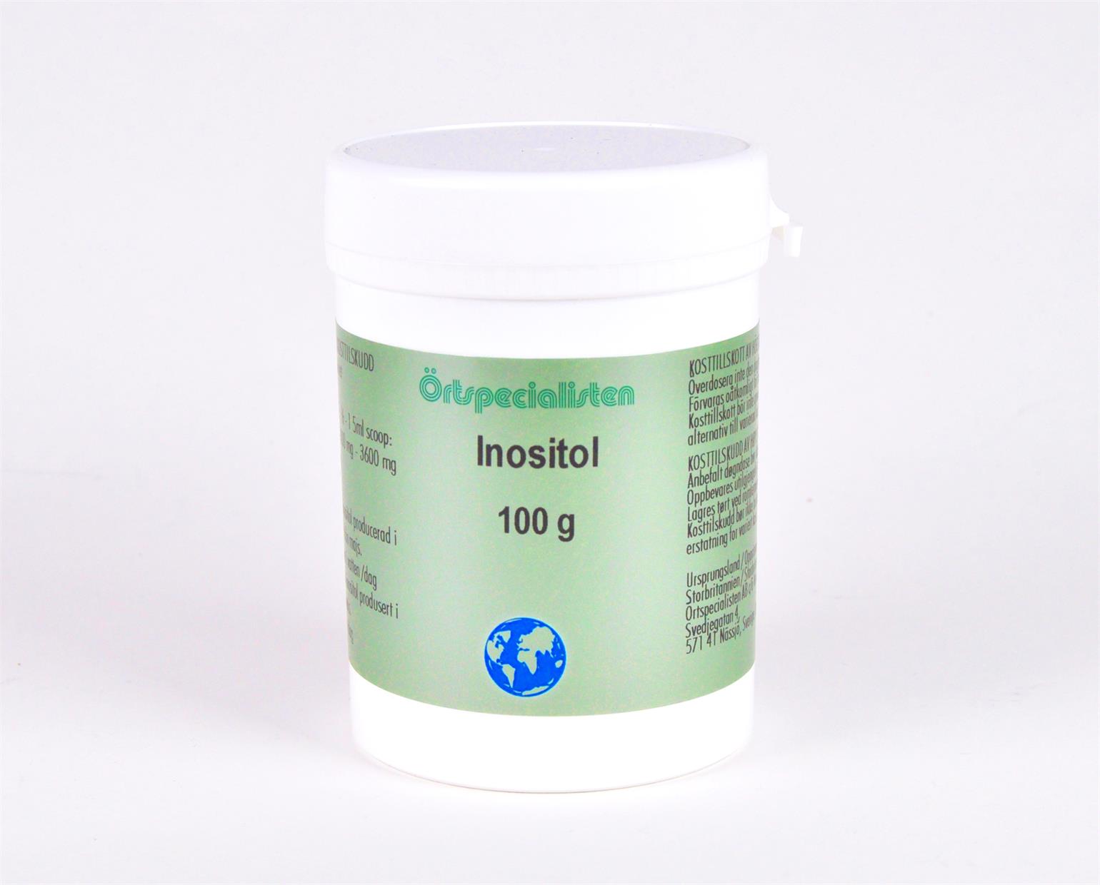 Inositol pulver 100g - Örtspecialisten