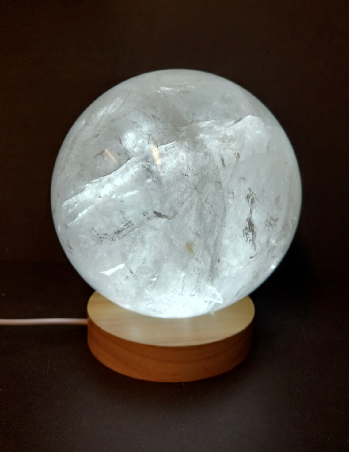 Bergkristall Kula - AA kvalitet  - 14cm