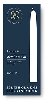 Lampettljus 4-p Vit