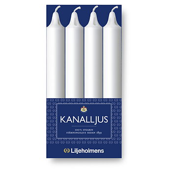 Kanalljus 4-p Vit