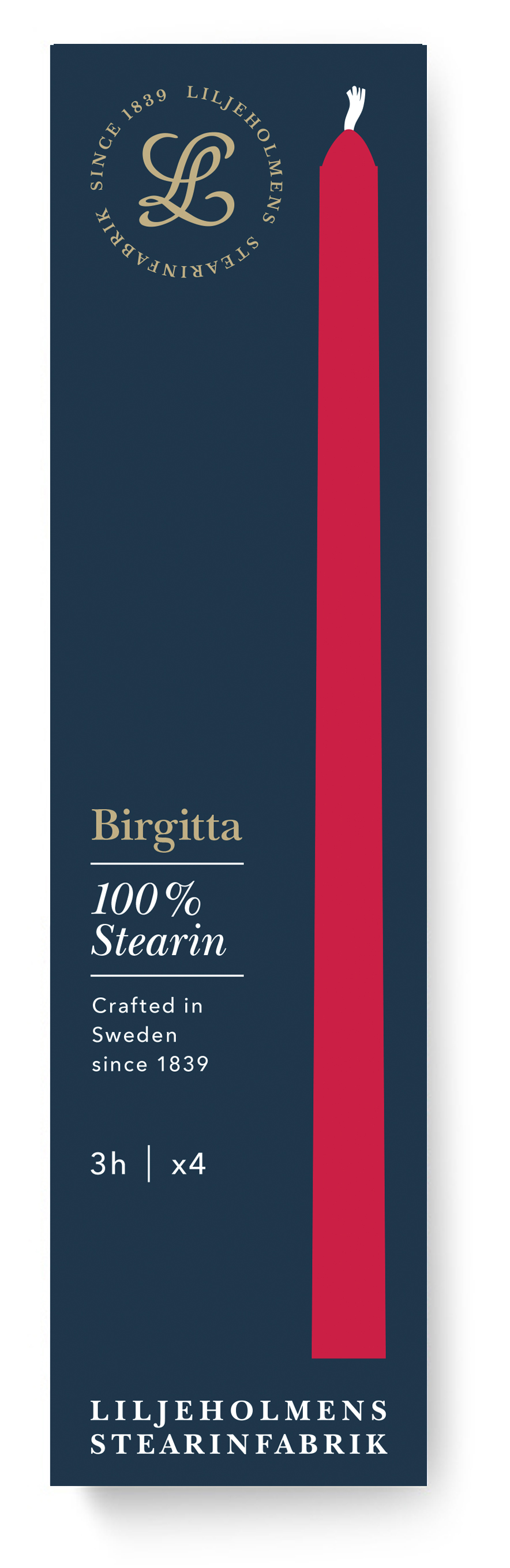 Birgittaljus 4-p Röd - 2
