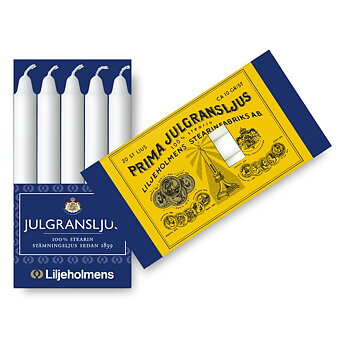 Julgransljus 20-p Vit