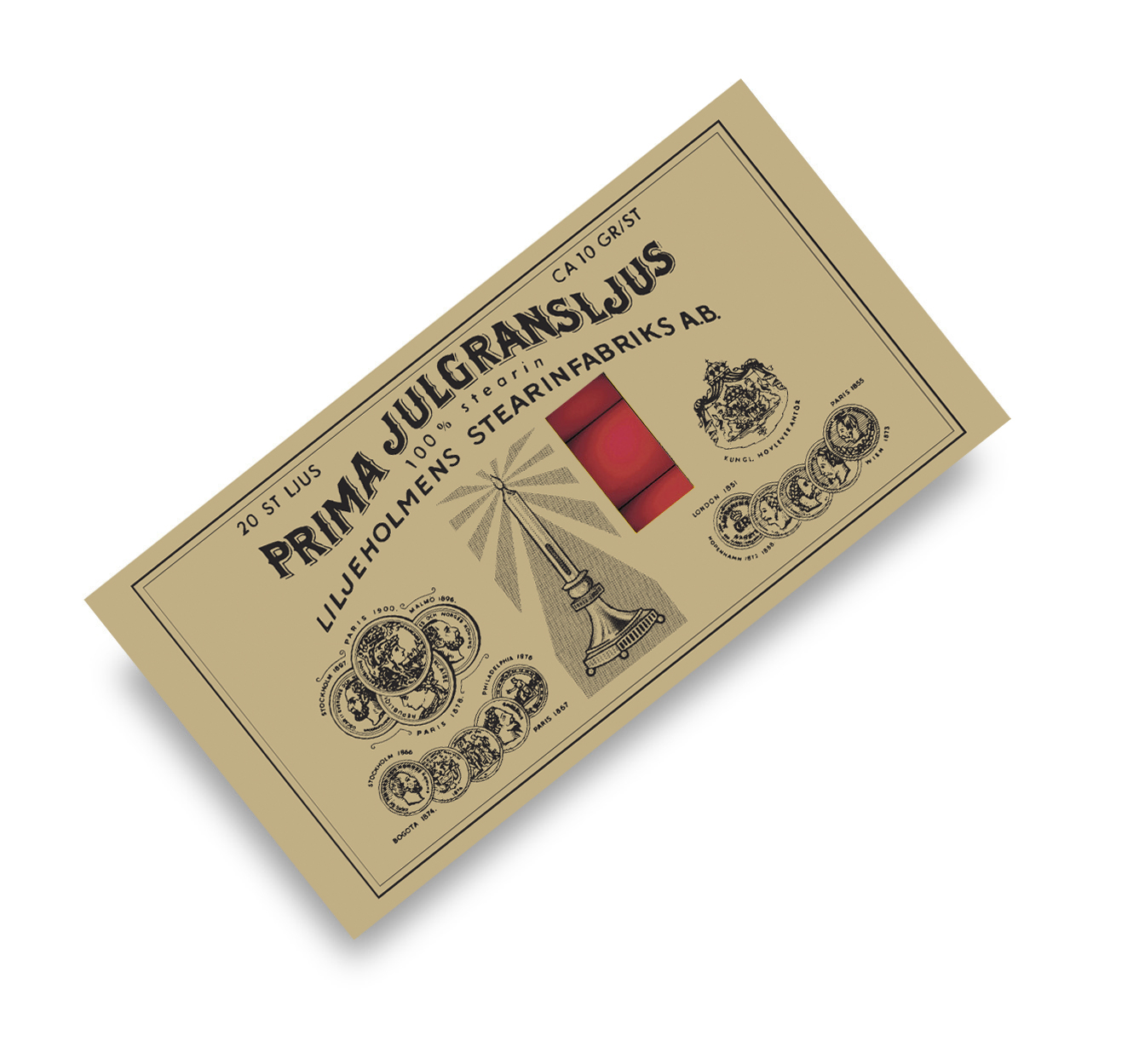 Julgransljus 20 packs Red - 5