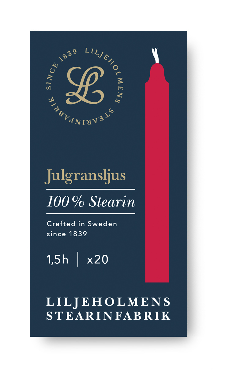 Julgransljus 20 packs Red - 6