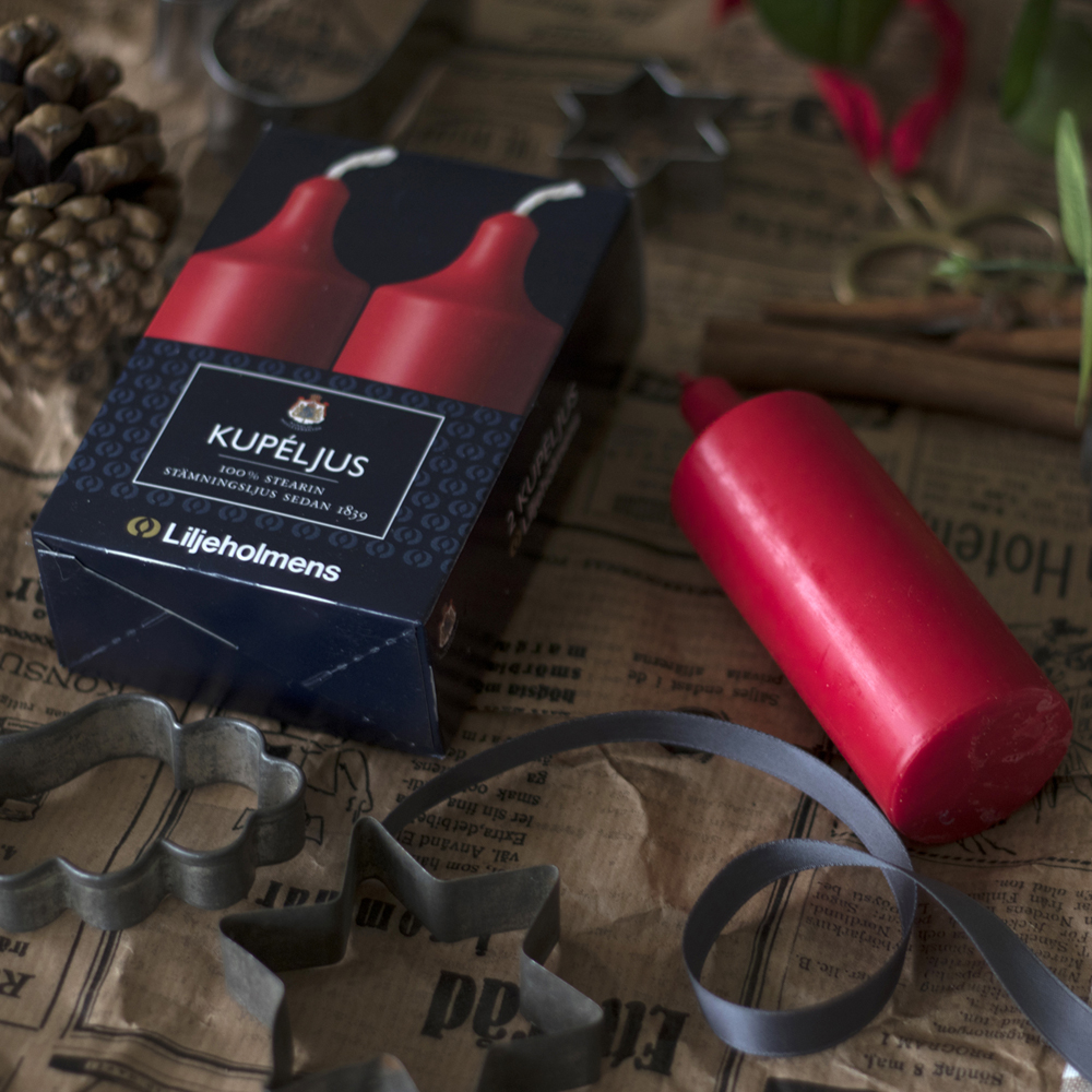 Kupéljus 2 packs Red - 7