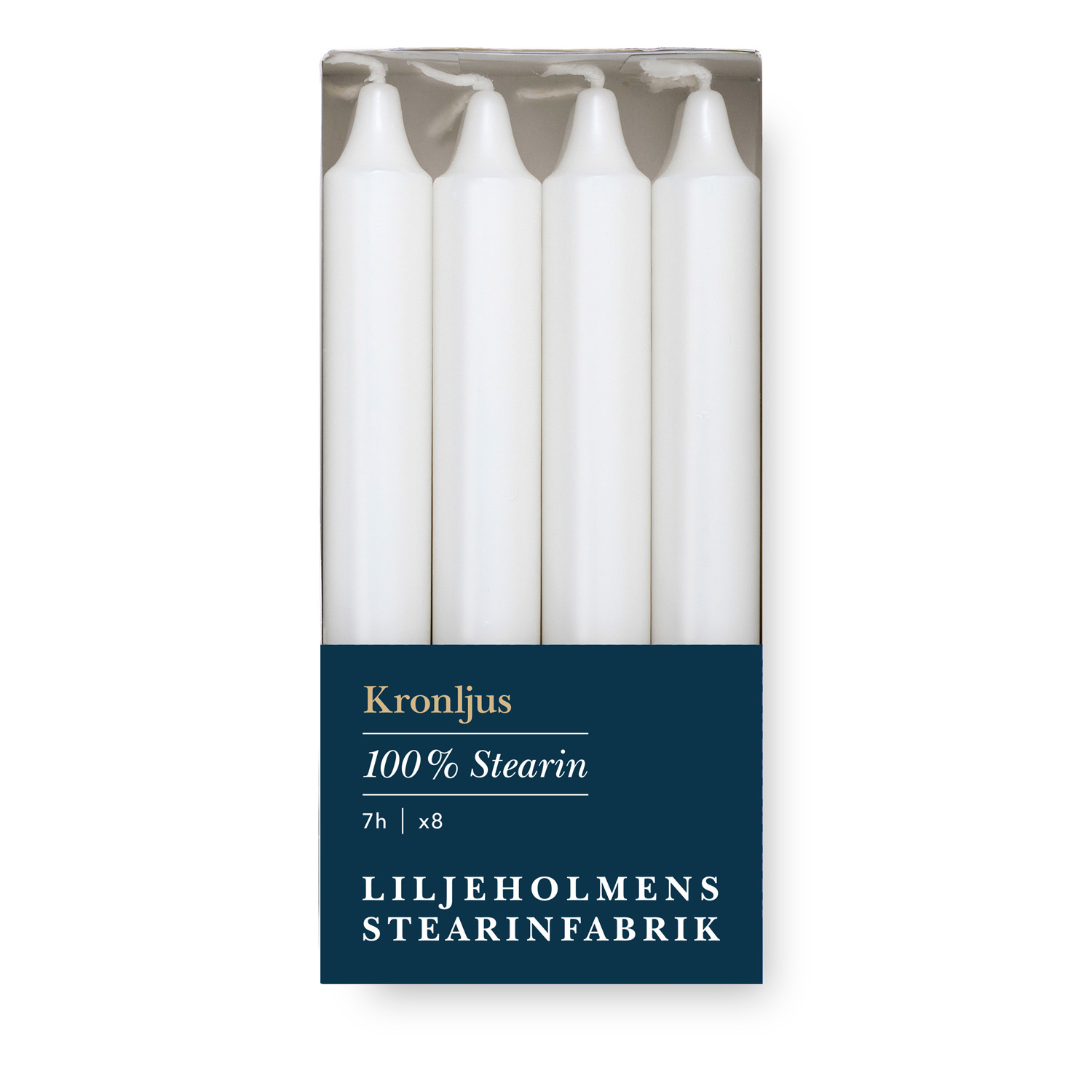 Kronljus 8 packs White - 2
