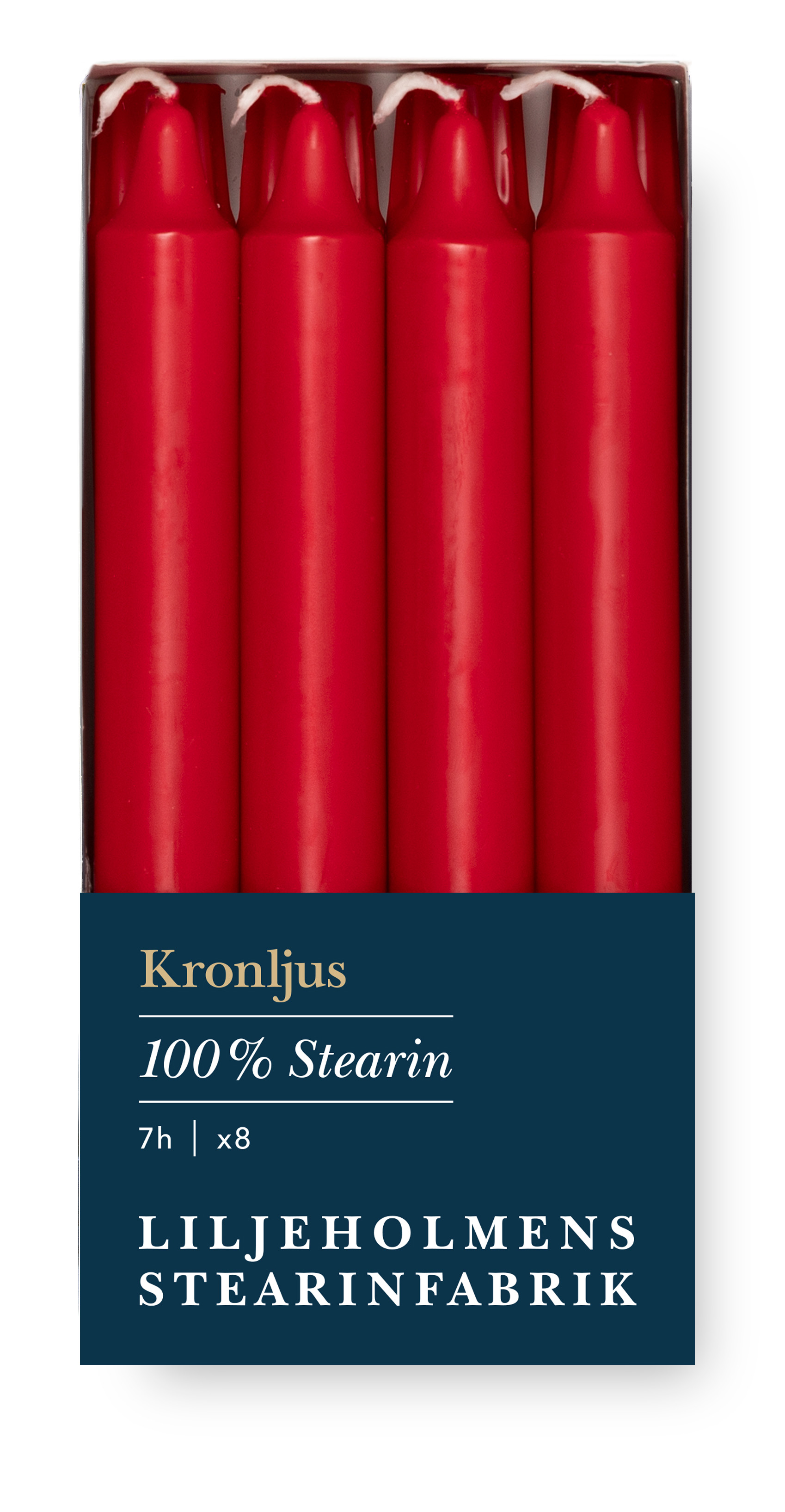 Kronljus 8 packs Red - 2