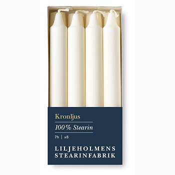 Kronljus 8-p Crème