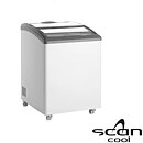 Glassbox IC155D, böjt lock, 137 liter