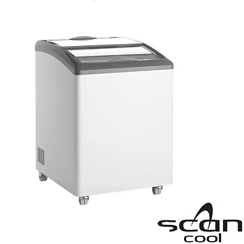 Glassbox IC155D, böjt lock, 137 liter