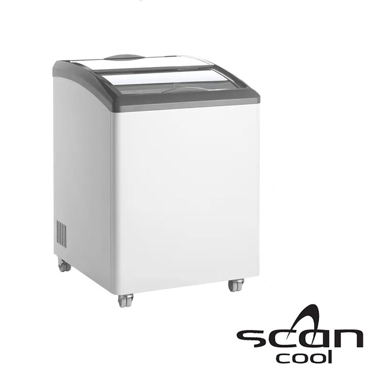 Glassbox IC155D, böjt lock, 137 liter