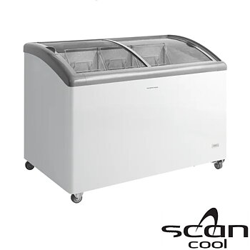 Glassbox IC352D, böjt lock, 330 liter