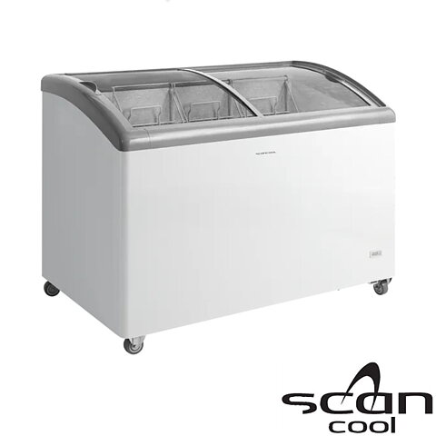 Glassbox IC352D, böjt lock, 330 liter