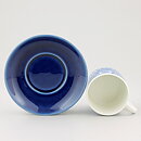 Christina Campbell (Pi 1968) Coffee Cup with Blue Decor 10 cm  [Sample Images]