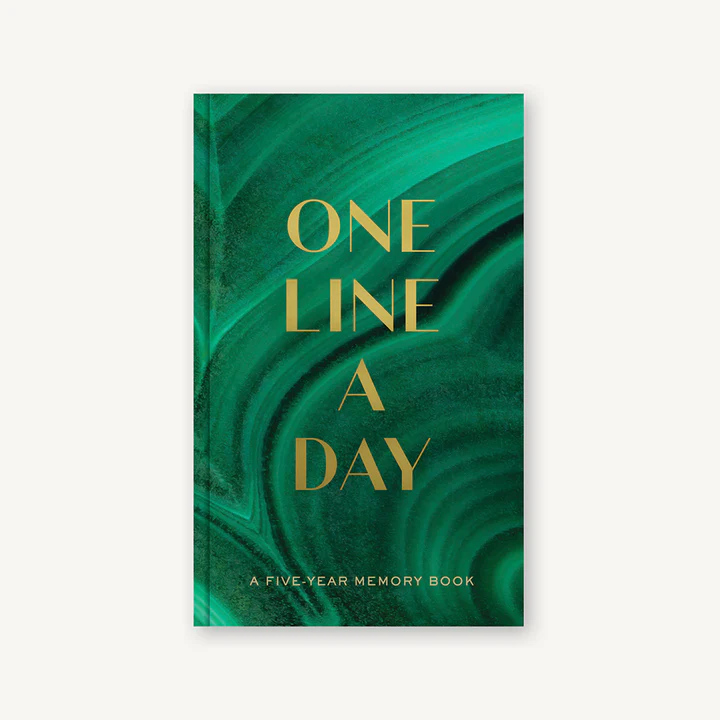 Malachite Green One Line a Day A Five-Year Memory Book