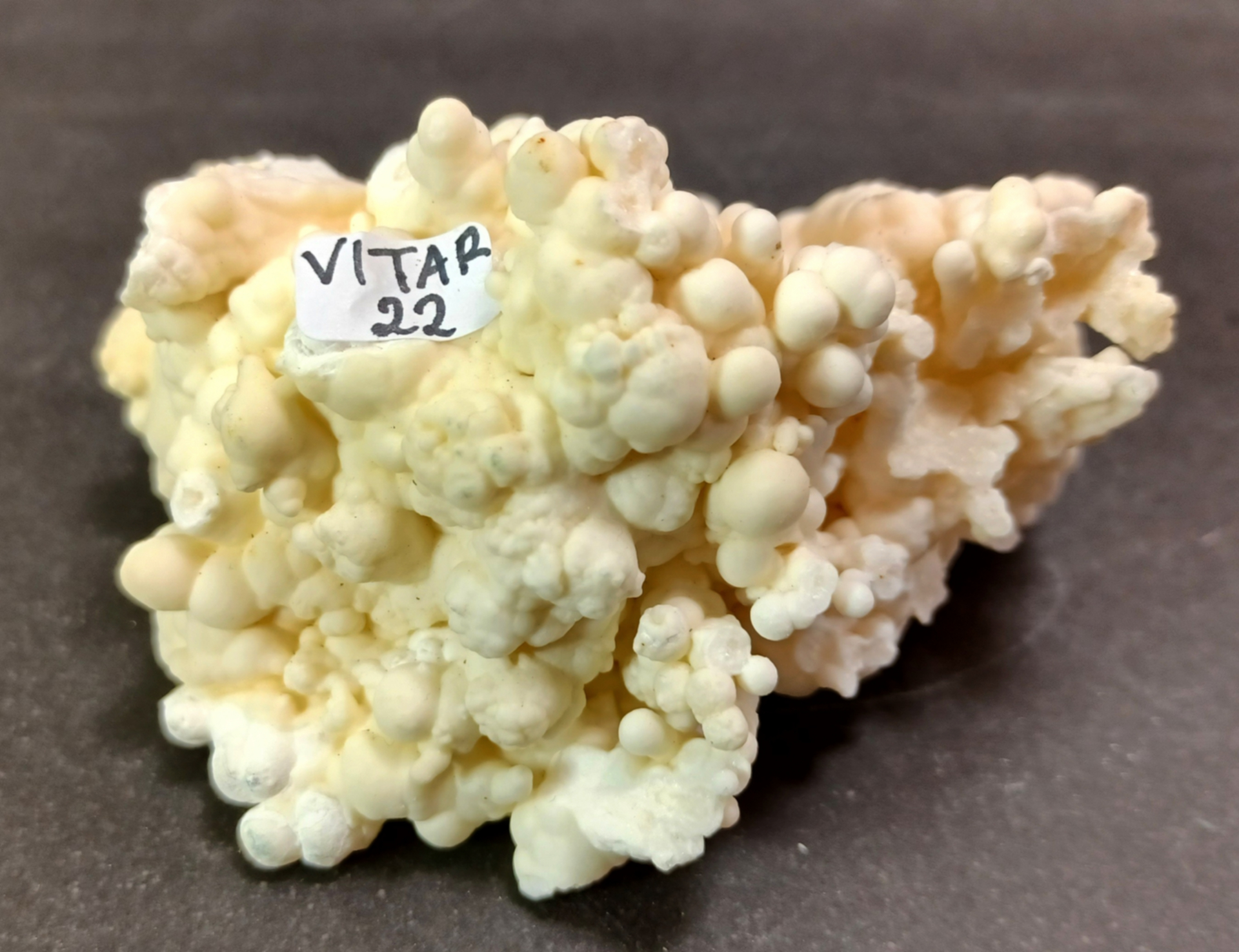 Vit Aragonit Kluster (Grottkalcit) -  VITAR22