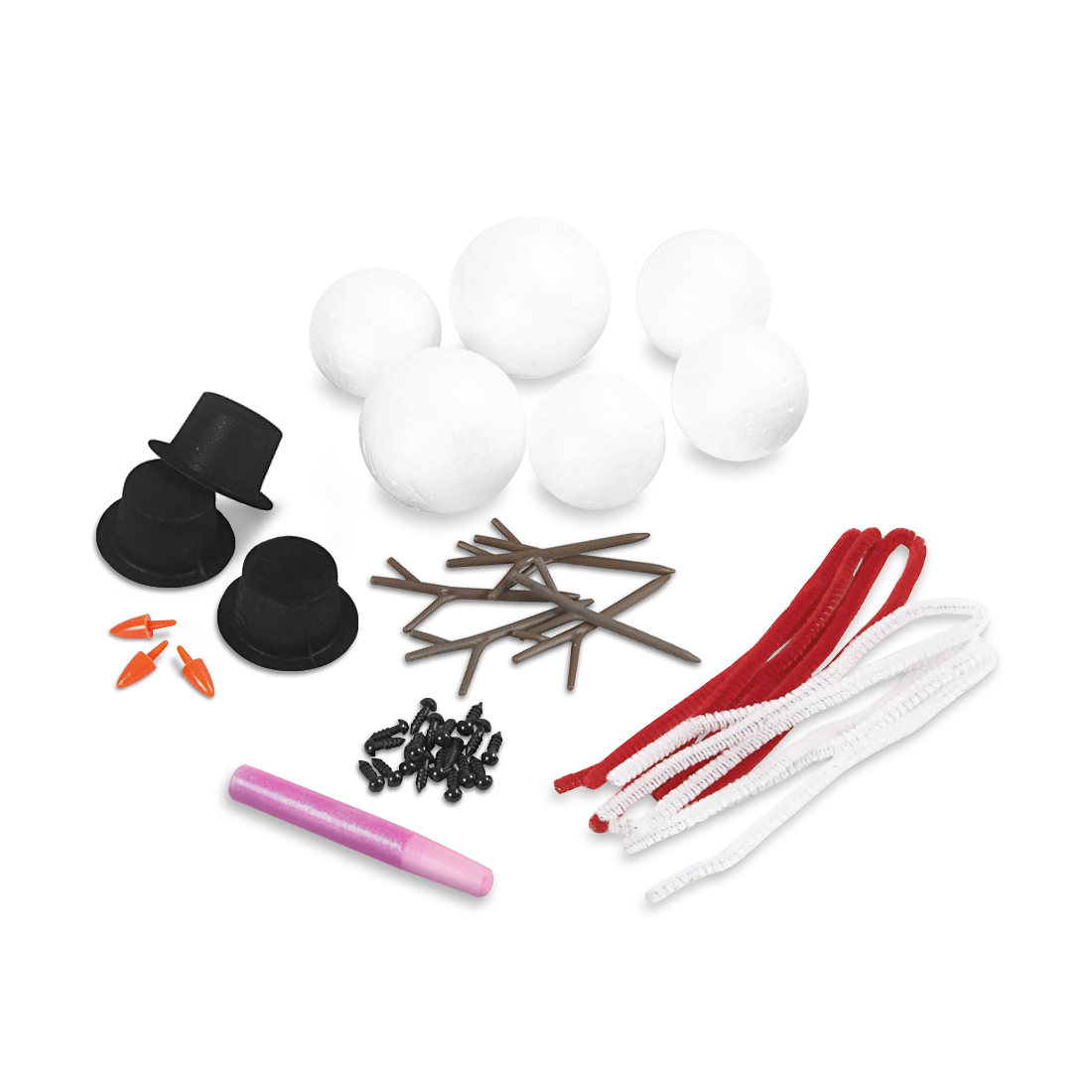 Pysselkit Snögubbar - 3